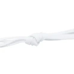 Lacci piatti bianchi 120 cm Silver