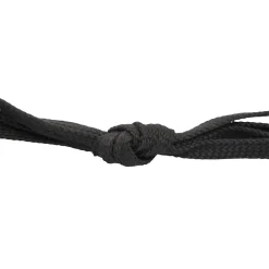 Lacci piatti neri 120 cm Silver