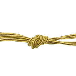 Lacci tondi bicolore 120 cm Silver