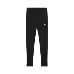 Leggings da donna neri con vita alta elasticizzata Puma
