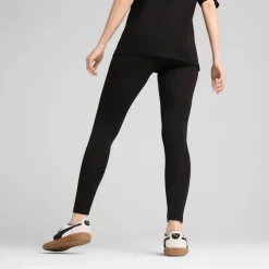 Leggings da donna neri con vita alta elasticizzata Puma