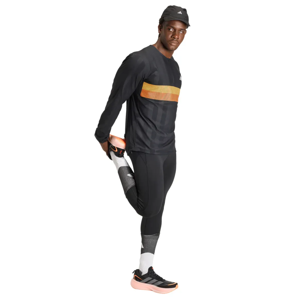 Leggings Running Neri Uomo con tecnologia Climacool adidas