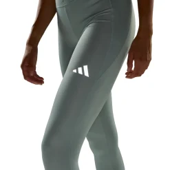 Leggings sportivi da Donna verde salvia con tasca Climacool adidas