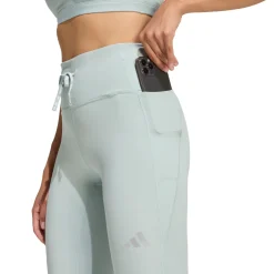 Leggings sportivi da Donna verde salvia con tasca Climacool adidas