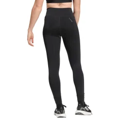Leggings sportivi da Running neri da Donna e tasca adidas
