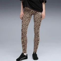 Leggings stampa animalier leopardata da Donna Puma