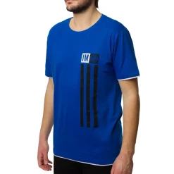 Maglia da pigiama blu da uomo con logo Inter