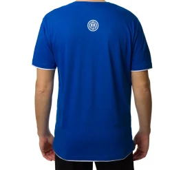 Maglia da pigiama blu da uomo con logo Inter
