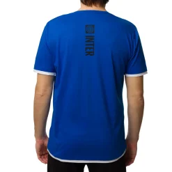 Maglia da pigiama blu da uomo con logo Inter
