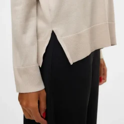 Maglioncino leggero beige da Donna mezza stagione Vero Moda