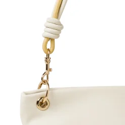 Manico borsa da Donna bicolore beige con moschettoni Swish Jeans