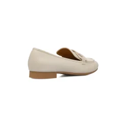 Mocassini bianco off-white da donna comodi e flessibili con morsetto P Smart