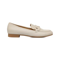 Mocassini bianco off-white da donna comodi e flessibili con morsetto P Smart