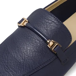 Mocassini Blu da Donna con morsetto dorato Lora Ferres