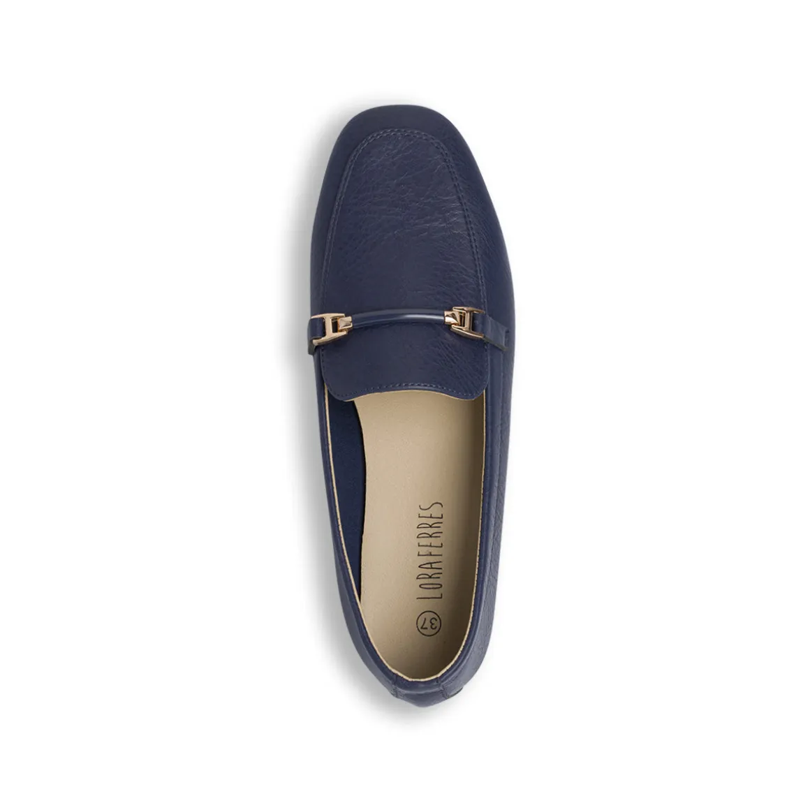 Mocassini Blu da Donna con morsetto dorato Lora Ferres