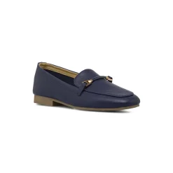 Mocassini Blu da Donna con morsetto dorato Lora Ferres