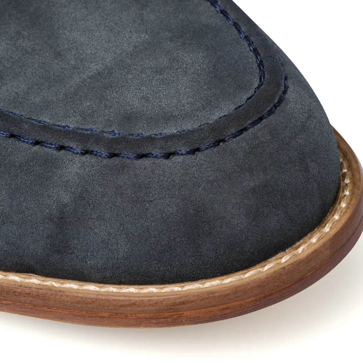 Mocassini blu da uomo effetto scamosciato Riflessi Urbani