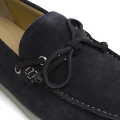 Mocassini blu da Uomo effetto scamosciato suola Extralight Lumberjack