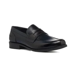 Mocassini Blu navy in pelle da Uomo con mascherina La Cuoieria