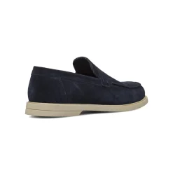 Mocassini casual Blu da Uomo effetto scamosciato La Cuoieria