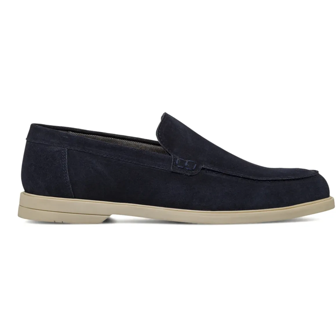 Mocassini casual Blu da Uomo effetto scamosciato La Cuoieria