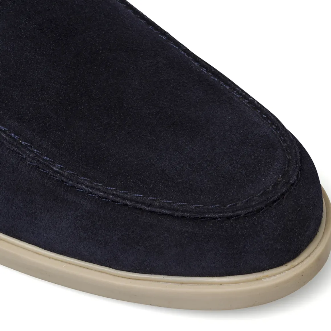 Mocassini casual Blu da Uomo effetto scamosciato La Cuoieria