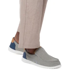 Mocassini casual grigi da Uomo in tessuto leggero Riflessi Urbani