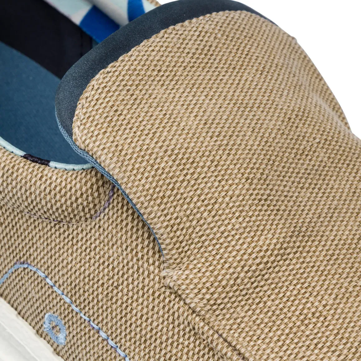 Mocassini casual marroni da Uomo in tessuto leggero Riflessi Urbani