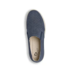 Mocassini comfort blu da Donna con tomaia traforata P Soft