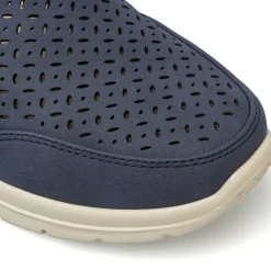 Mocassini comfort blu da Donna con tomaia traforata P Soft