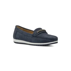 Mocassini comfort da donna blu P Soft con dettaglio strass