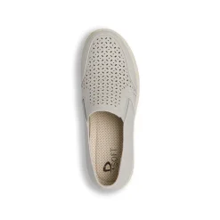 Mocassini comfort grigi da Donna con design traforato P Soft