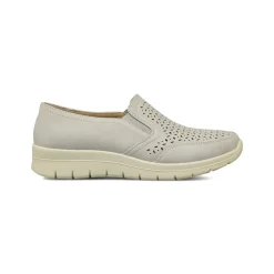 Mocassini comfort grigi da Donna con design traforato P Soft
