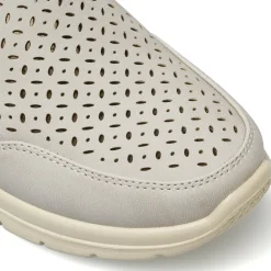 Mocassini comfort grigi da Donna con design traforato P Soft