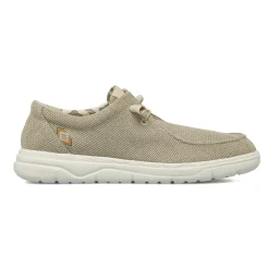 Mocassini da Uomo in tessuto beige con suola leggera Americanino