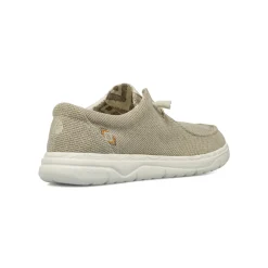 Mocassini da Uomo in tessuto beige con suola leggera Americanino
