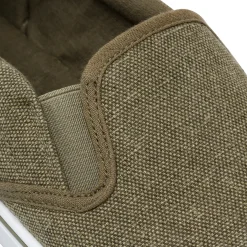 Mocassini da uomo in tessuto verde militare Jog