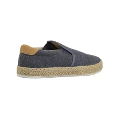 Mocassini in tela da Uomo blu stile espadrillas Riflessi Urbani