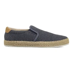Mocassini in tela da Uomo blu stile espadrillas Riflessi Urbani