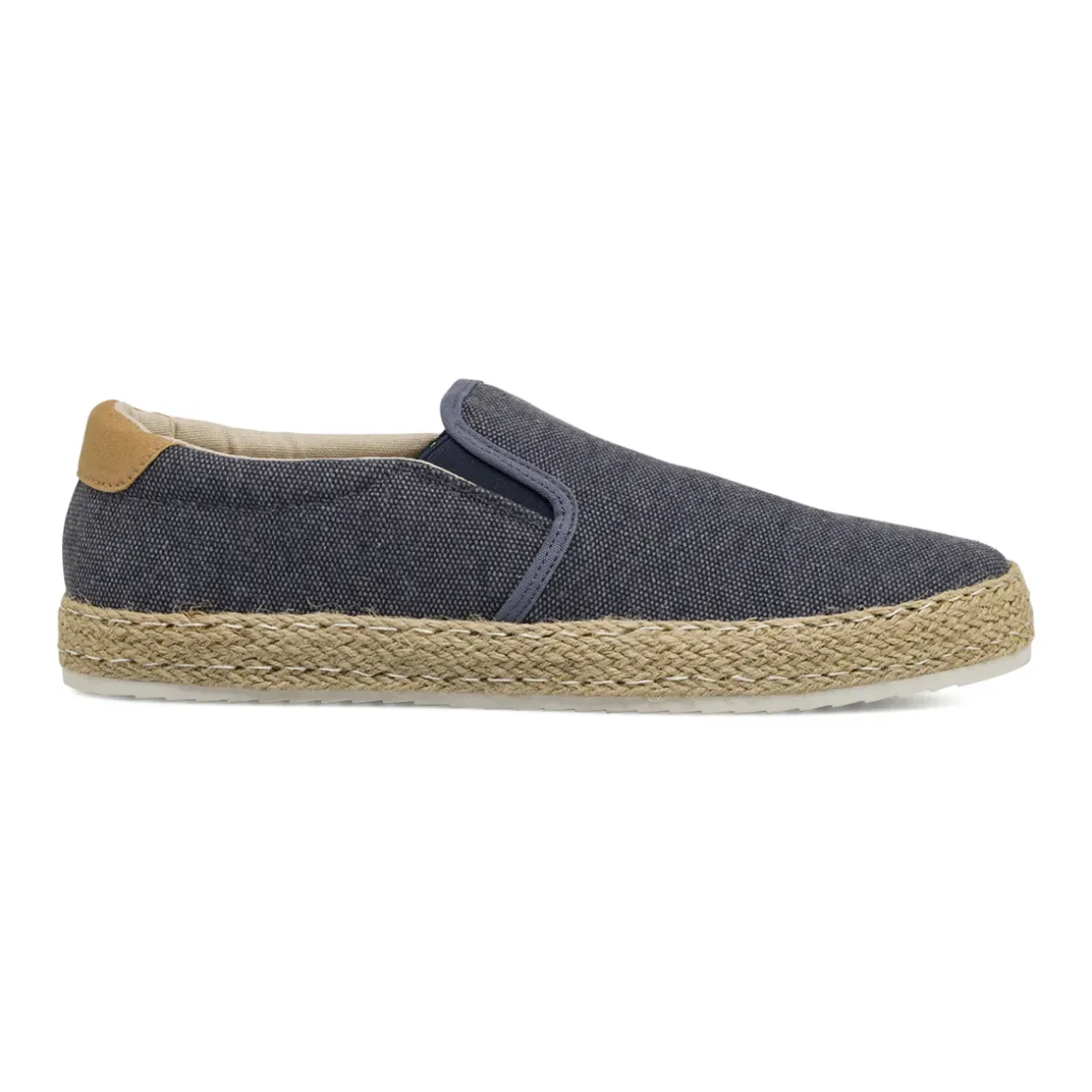 Mocassini in tela da Uomo blu stile espadrillas Riflessi Urbani