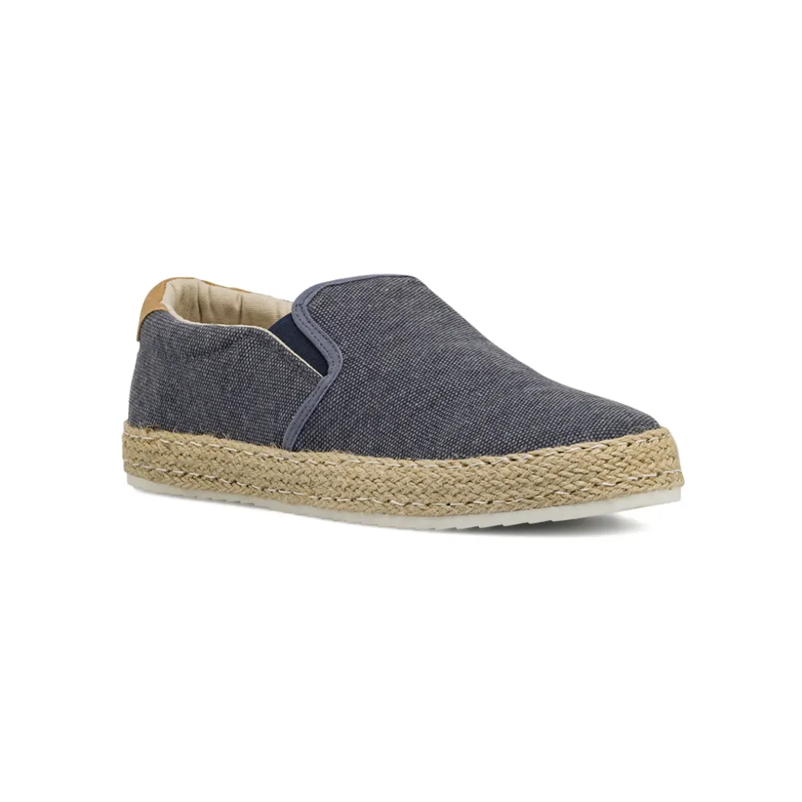 Mocassini in tela da Uomo blu stile espadrillas Riflessi Urbani