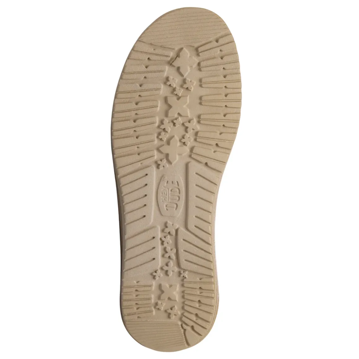 Mocassini leggeri blu da Uomo in tessuto Heydude Wally Braided