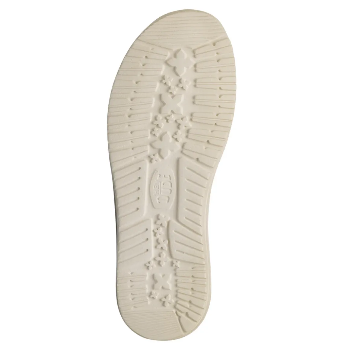 Mocassini leggeri taupe da Uomo in tessuto Heydude Wally Braided