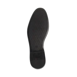 Mocassini loafer blu da Uomo in pellerìeffetto suede Primopiano