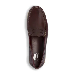 Mocassini Loafer Bordeaux da Uomo in Pelle La Cuoieria