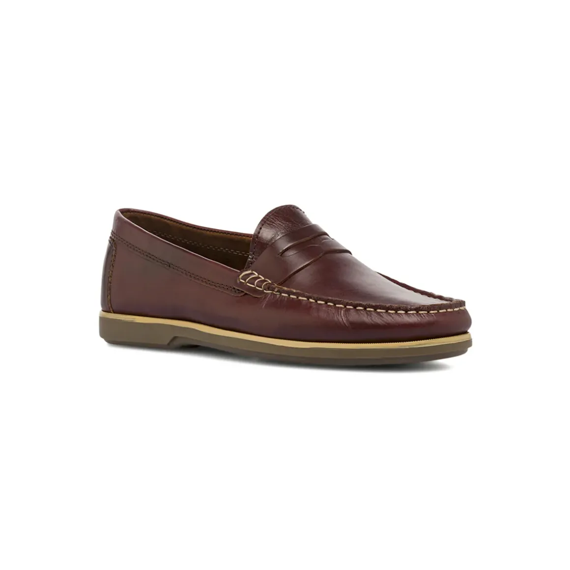 Mocassini Loafer Bordeaux da Uomo in Pelle La Cuoieria