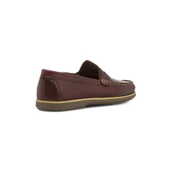 Mocassini Loafer Bordeaux da Uomo in Pelle La Cuoieria