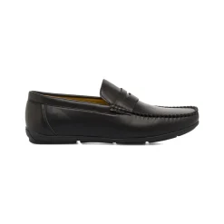 Mocassini loafer eleganti neri da Uomo Riflessi Urbani