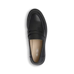 Mocassini Neri da Donna in stile classico con tacco 3 cm Lora Ferres
