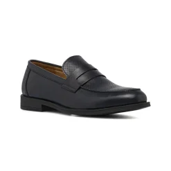 Mocassini Penny Loafer da uomo blu Riflessi Urbani